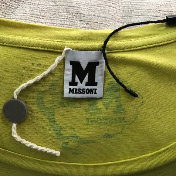 NWOT M Missoni Bright Long T-Shirt Tunic With Print - Picture 9 of 10